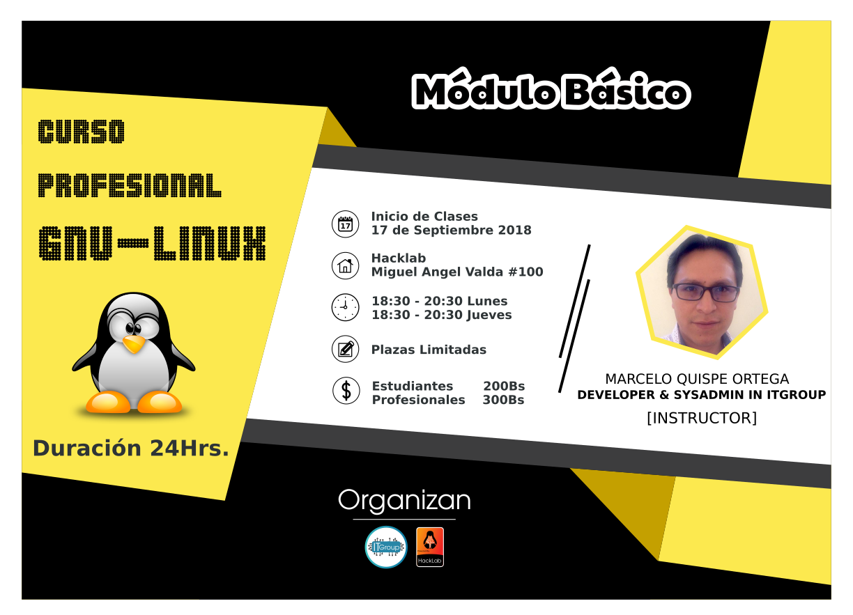 Curso Profesional GNU/Linux (2018)